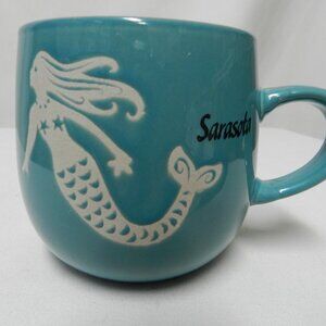 Cape Shore Mermaid Sarasota blue Mug Cup blue dish micro safe Sea Nautical